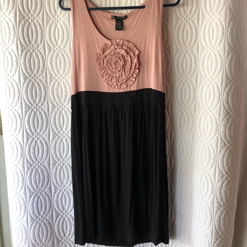 Design History Pink and Black Dress.